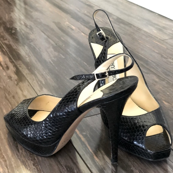 Jimmy Choo Shoes - Jimmy Choo CLUE heels (sling back) original box and dust bag.